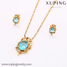 62581-Xuping Hot Item Werbe Schmuck Set Vergoldet Schmuck